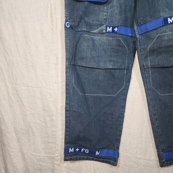 MARITHE FRANCOIS GIRBAUD sz 36 Jeans M + FG Shuttle Strap Street - Picture 2 of 10